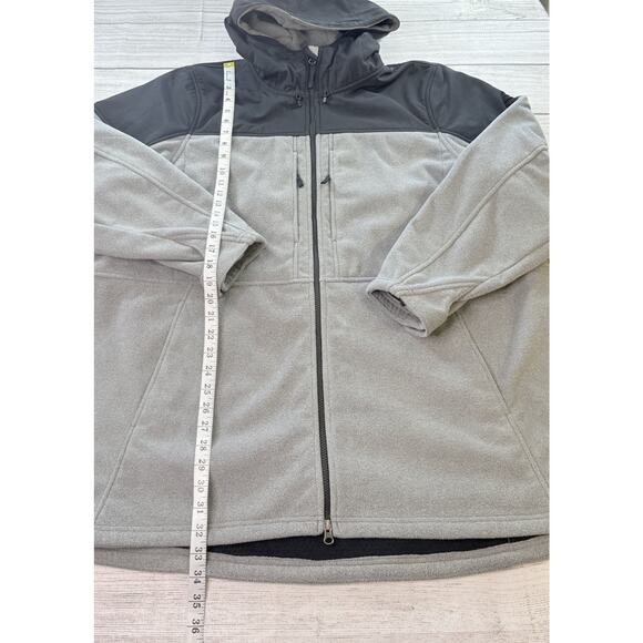 Duluth Trading Women’s Shoreline 2.0 Fleece Jacket Windproof Gray Blk Size 3X - Picture 2 of 7